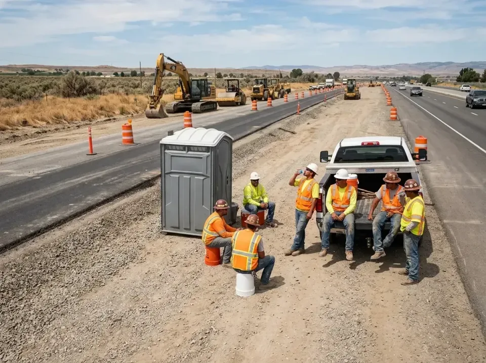 highway-road-construction-crew-007 — frequently asked questions, Porta Potty and Restroom Rentals in Lochsloy, WA